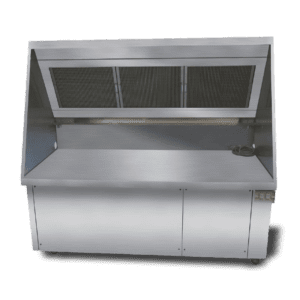 Commercial ductless hood front