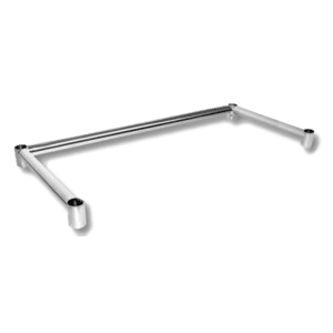 Bench leg bracing for commercial benches