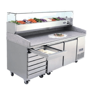 Pizza Prep bench marble