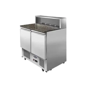 Small Pizza Marble Saladette fridge
