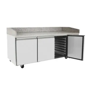 Pizza Fridge Large marble bench