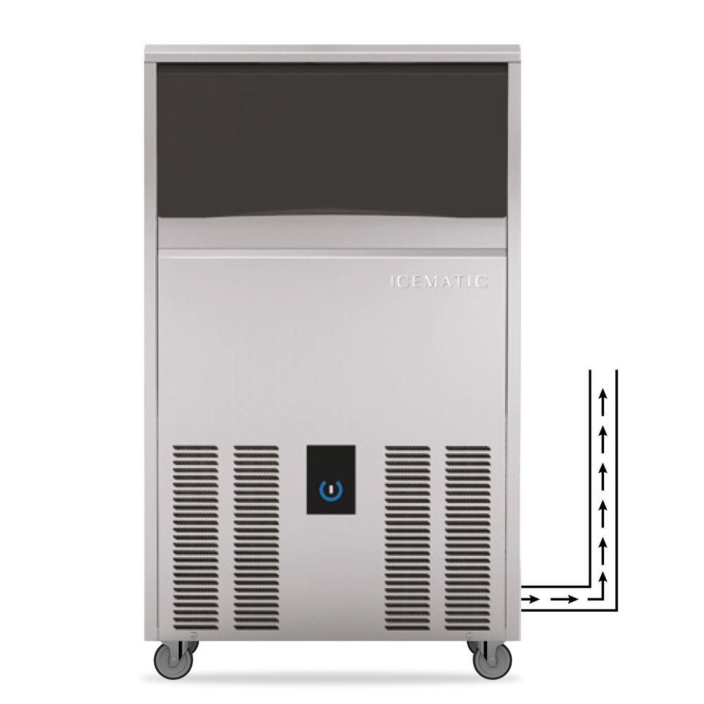 Under counter icematic ice machine