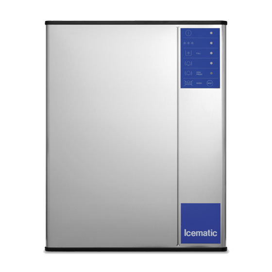 large commercial ice cube maker