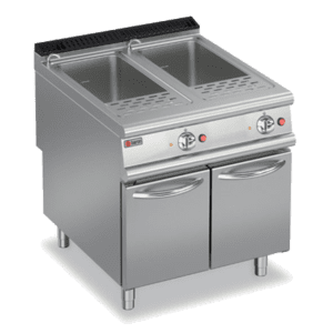 2 x 40L Double Well Electric Pasta Cooker