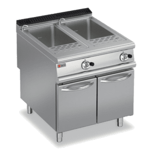 2 x 40L Double Well Gas Pasta Cooker Commercial