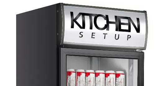 Drink fridge Light box