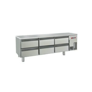 BR16-04 BARON fridge Base 6 Drawers