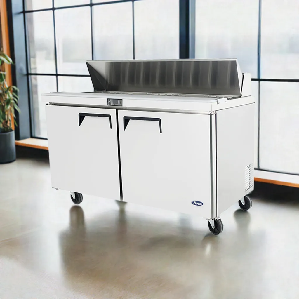 Atosa Preparation-Fridge MSF8303 Sandwich-Prep-Fridge open